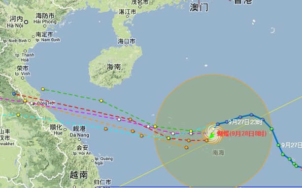 台风“蝴蝶”造访海南过往海南列车调整停运